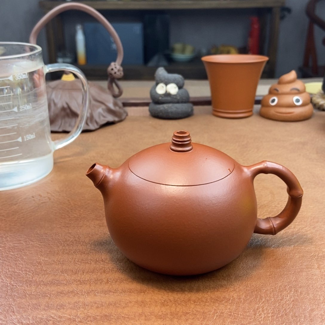 紫砂茶壶竹节西施