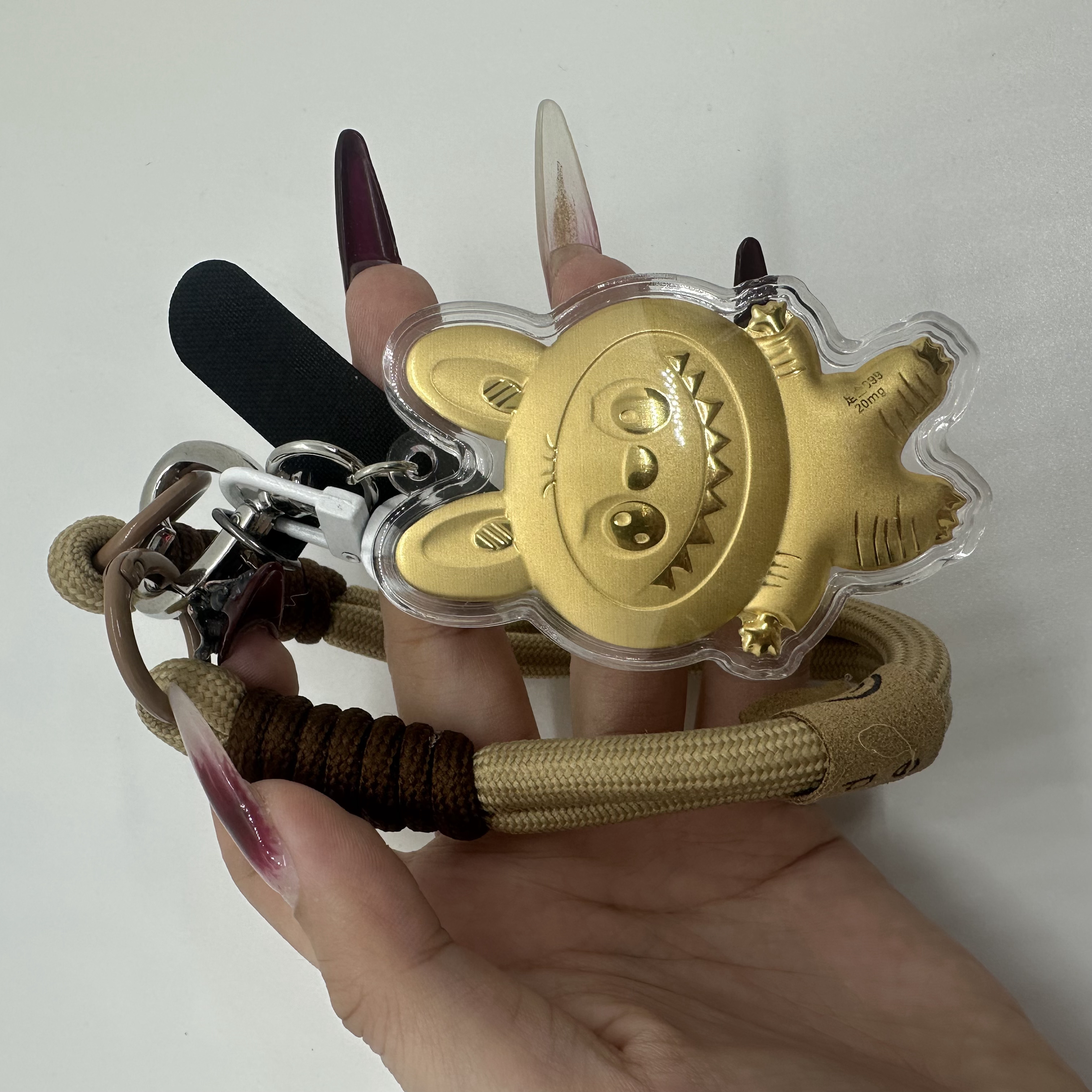 钥匙扣包包链手机链挂饰送女友闺蜜礼物招财拉布新款