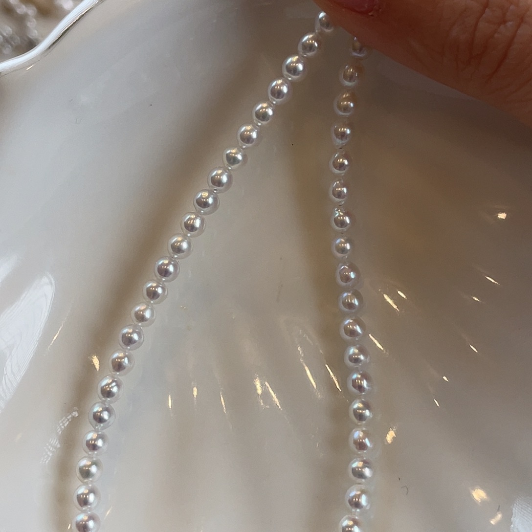 淡水珍珠银S925镶嵌颈饰