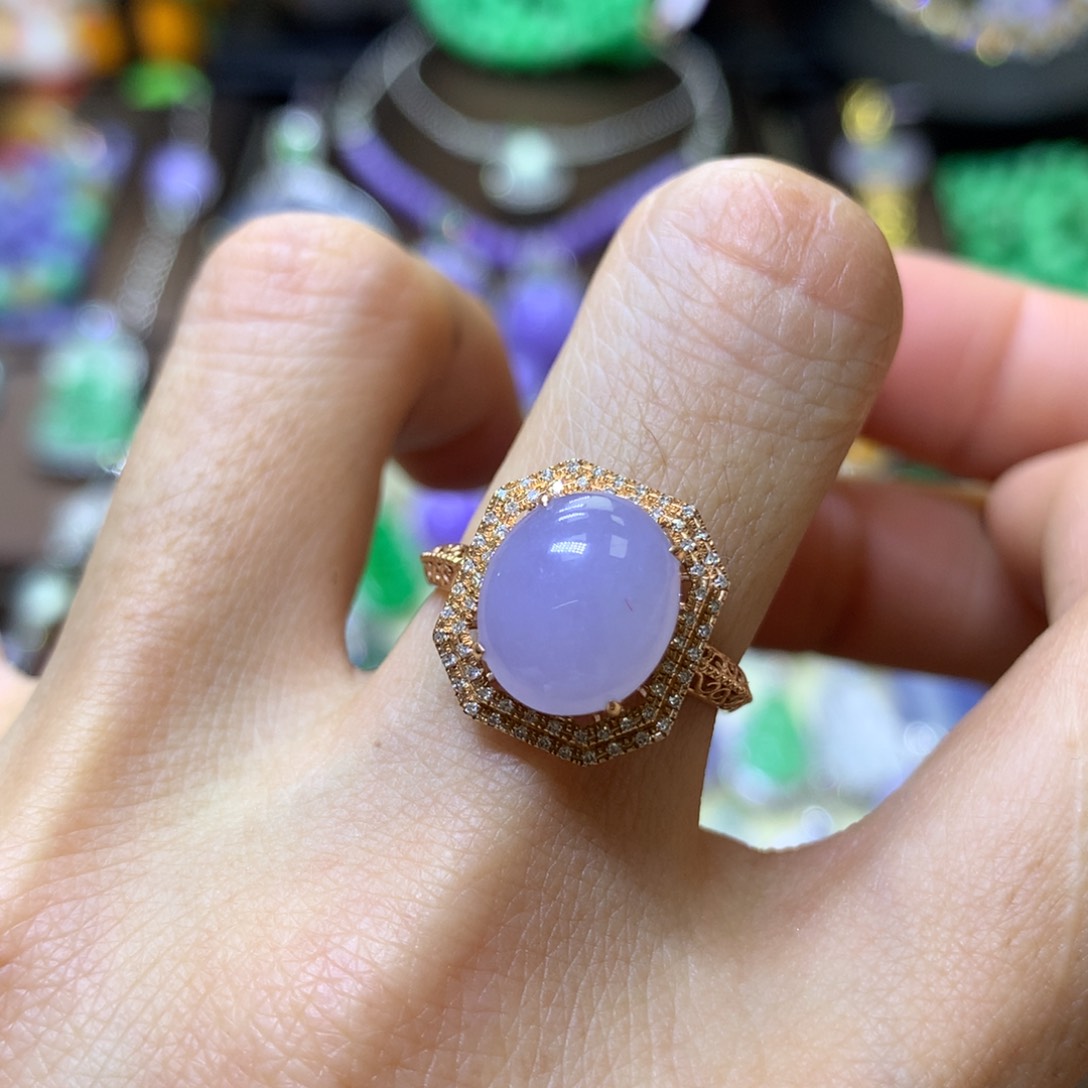 【闪购商品】翡翠颈饰18K金镶嵌翡翠