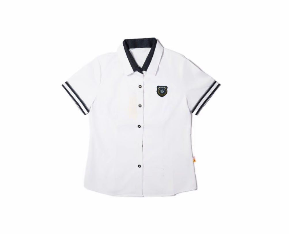 南宁市中学校服特价白衬衫夏季制服男女