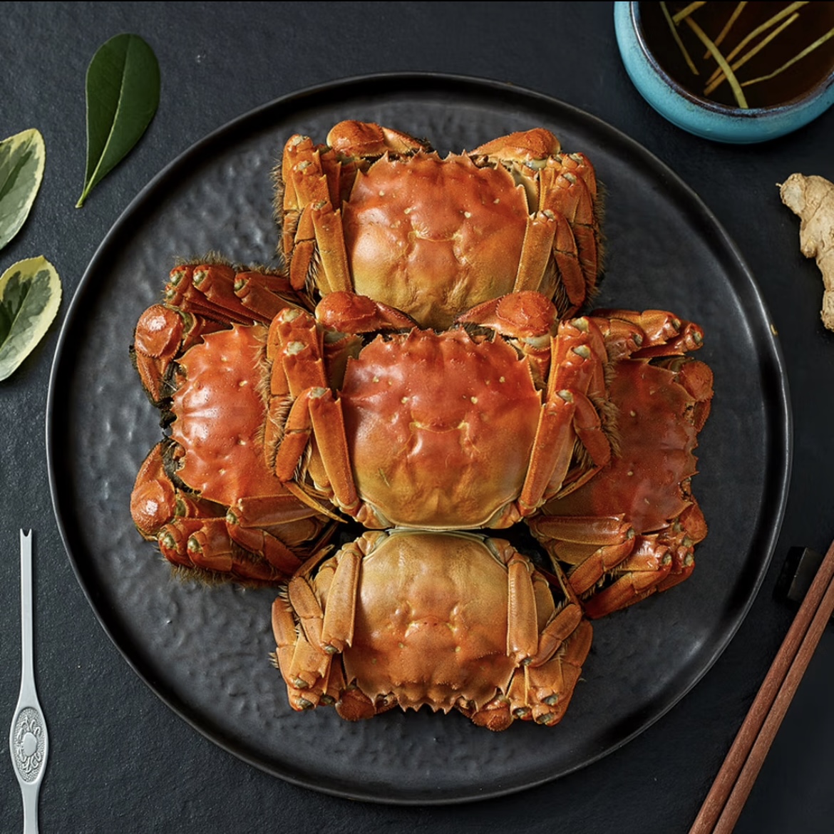 【活蟹】京鲜生 江苏大闸蟹 母2.2-2.5两/只 6只装