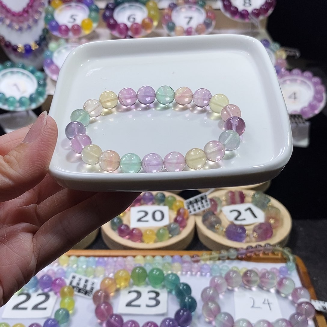 萤石手链未镶嵌9m冰淇淋