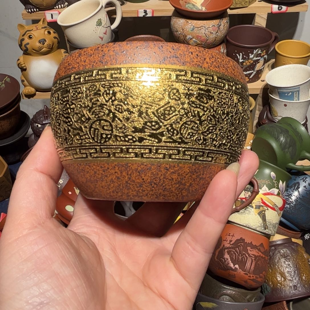 紫砂茶杯宜兴紫砂主人杯