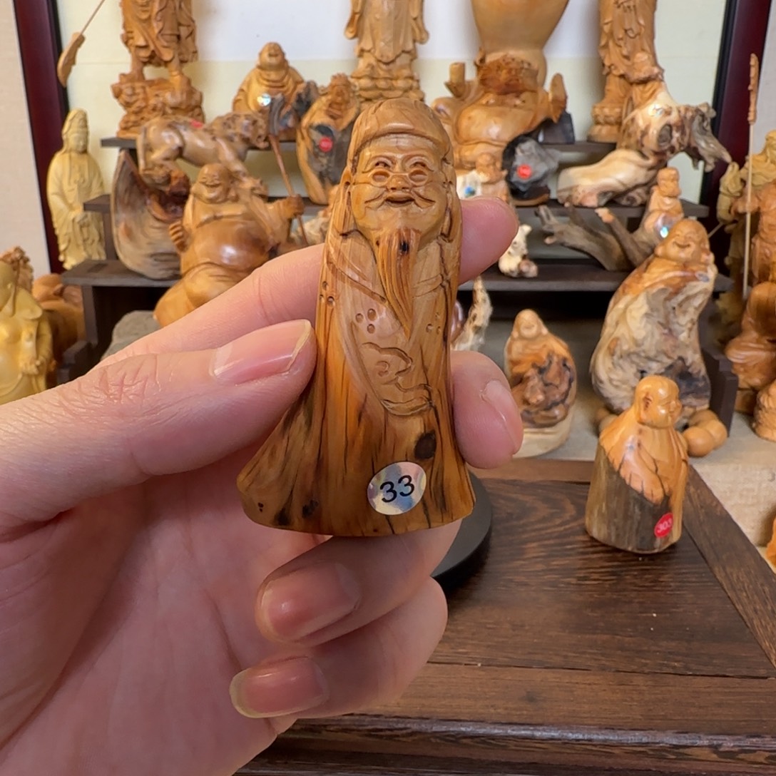 崖柏小木匠艺雕一物一