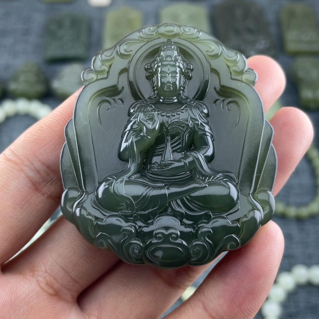 手链未镶嵌和田玉（糖玉）