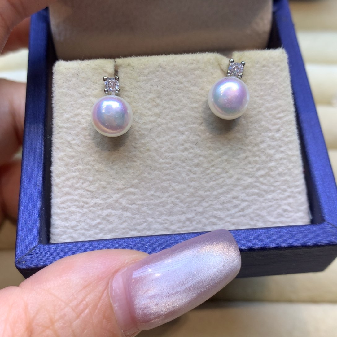 未镶嵌耳饰淡水珍珠