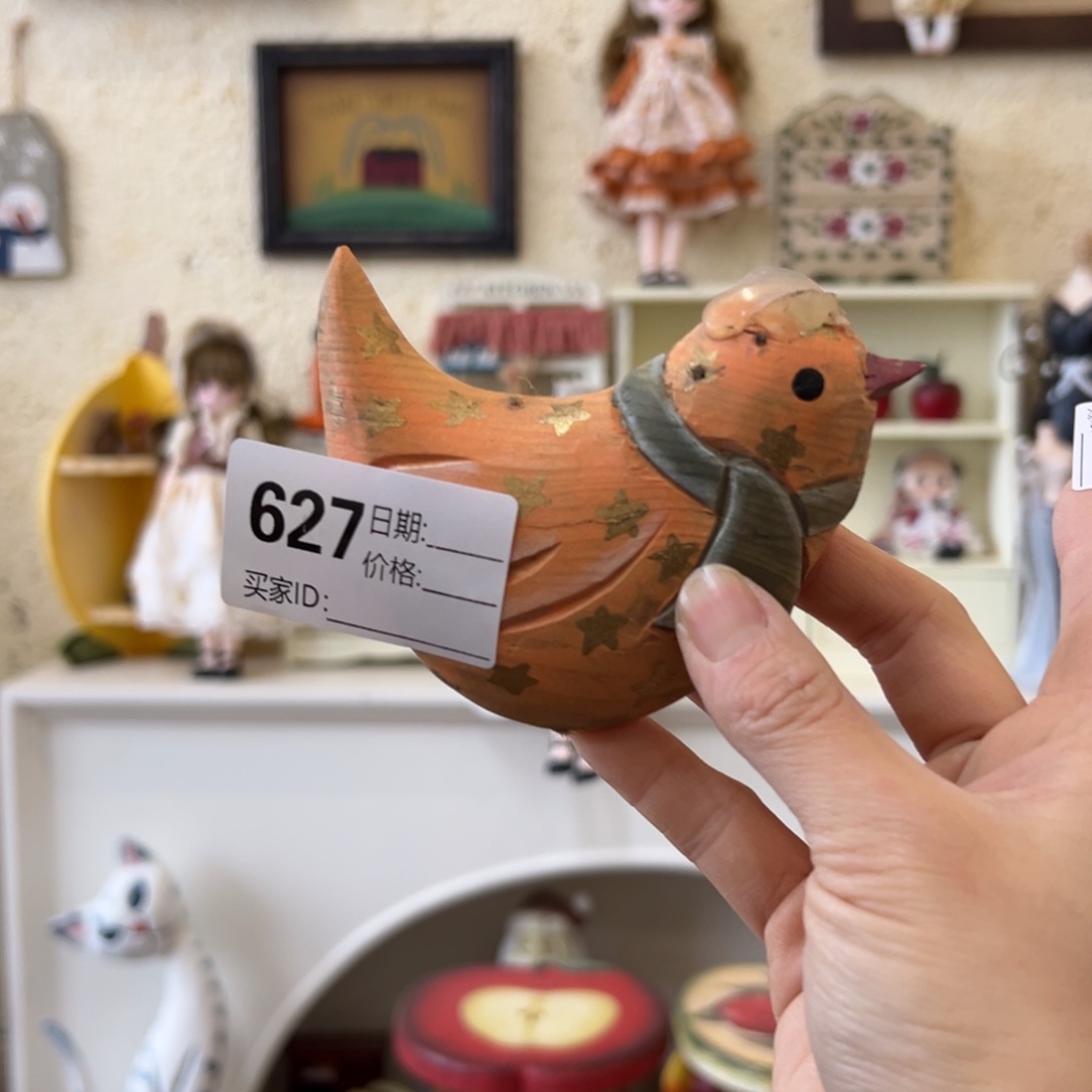 木默认微瑕微脏！外贸样品挂件摆件627