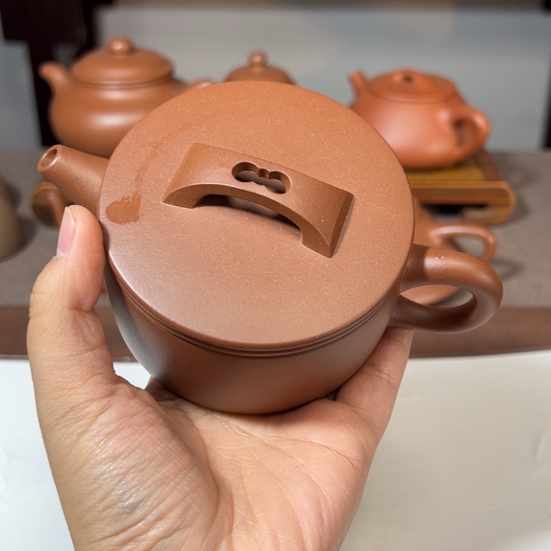 茶壶紫砂汉瓦台西紫泥220