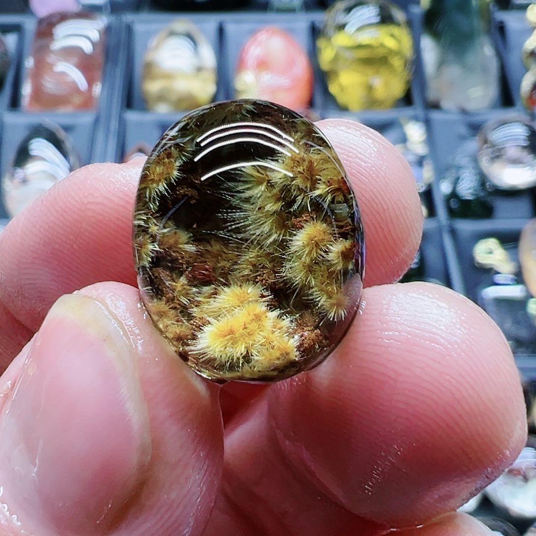 水晶戒指……银S925镶嵌冰**莲