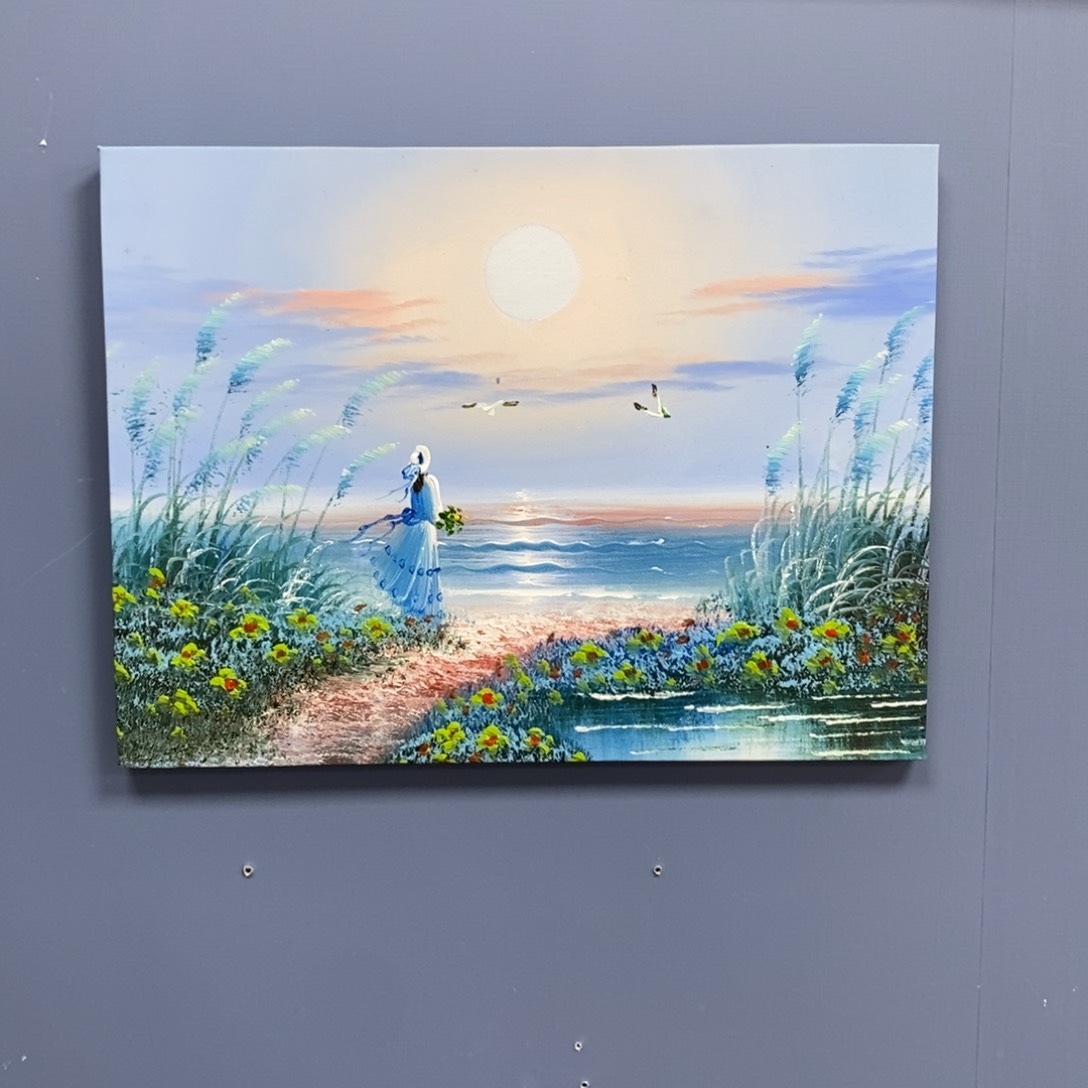 手工手绘精品油画30+40厘米