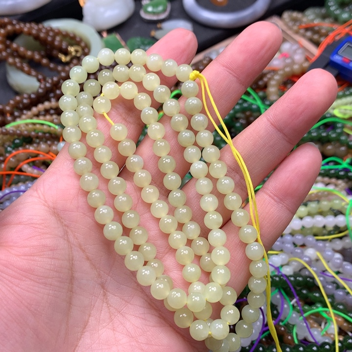 和田玉未镶嵌手链79