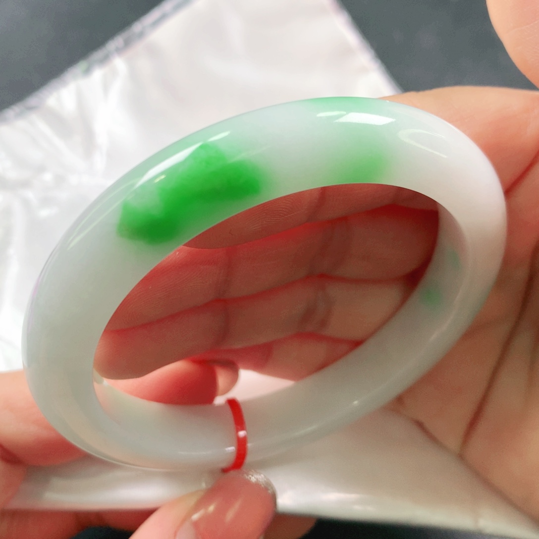 翡翠未镶嵌手镯1420