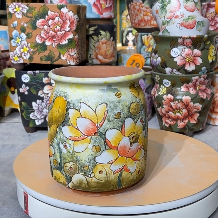 红陶景德镇艺术手绘作品