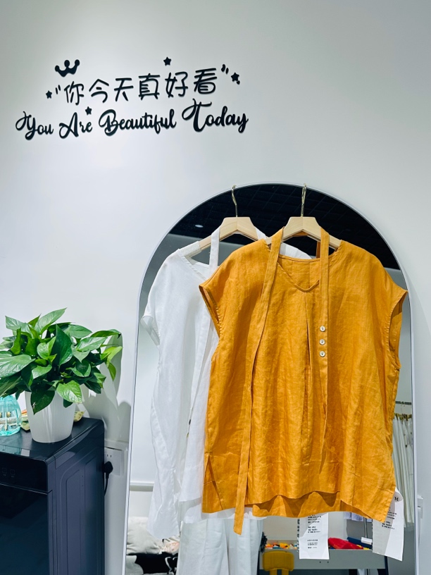 简约V领系带收腰飞飞袖衬衫夏季百搭显瘦小衫上衣