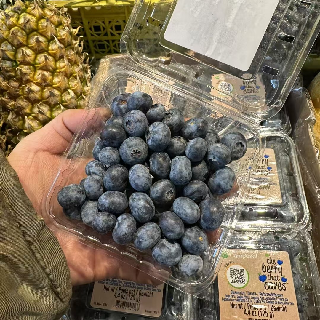 秘鲁进口蓝莓16mm+脆爽酸甜