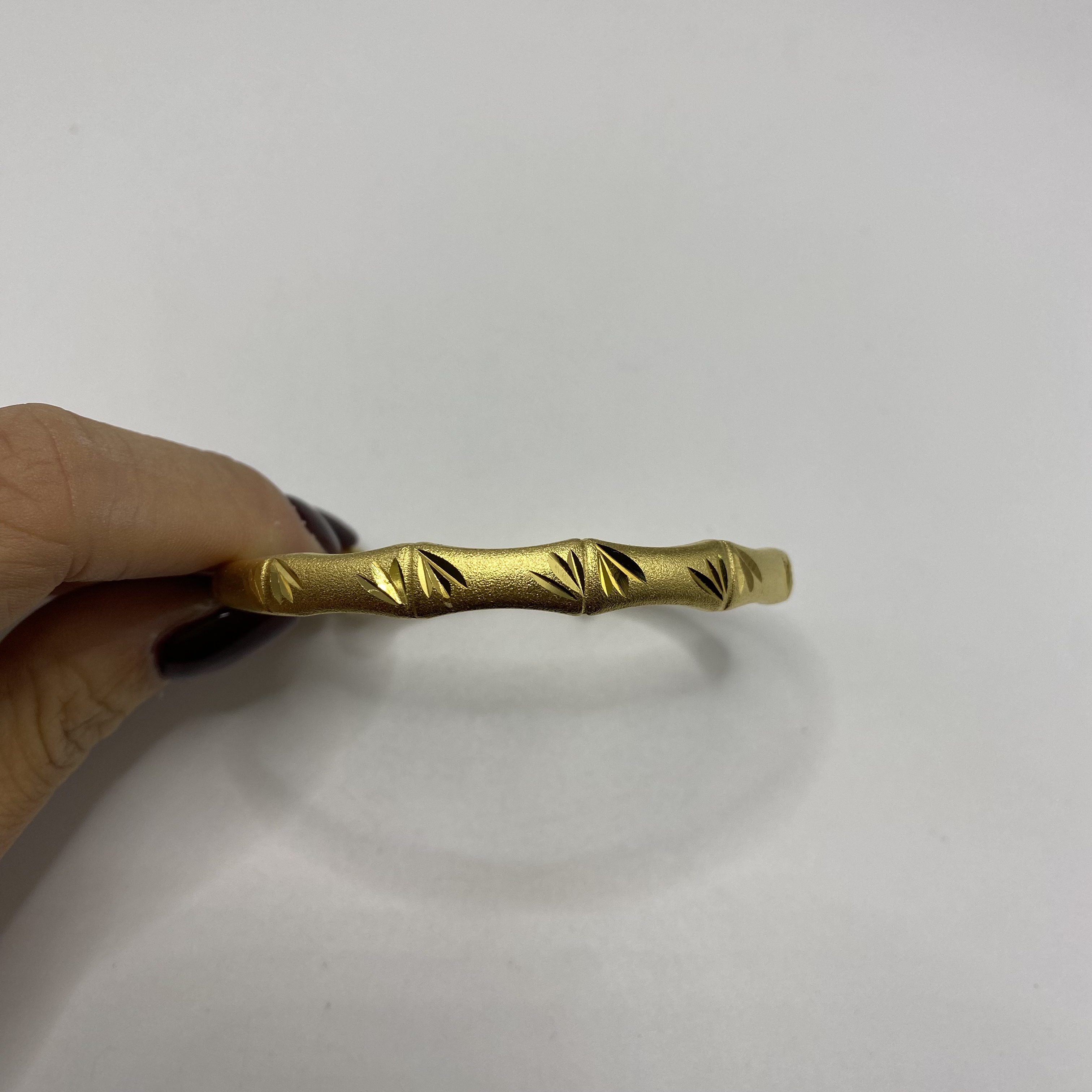 竹节推拉手镯B115