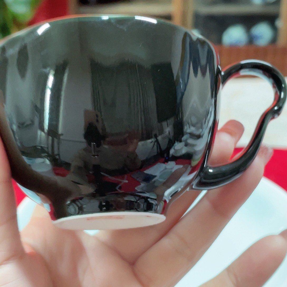 墨绿咖啡杯，。。。。。。。