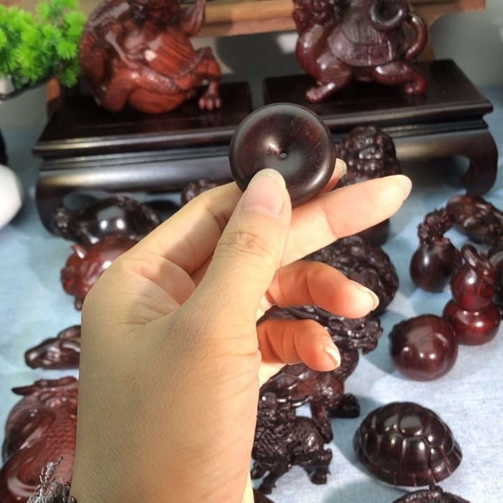 香榧木印度小叶紫檀扣