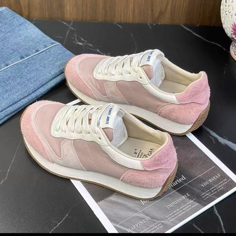 2025新款厚底帆布透气阿甘鞋女软底舒适德训鞋5A0-902-1