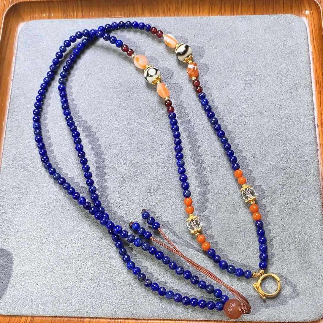 青金石颈饰未镶嵌