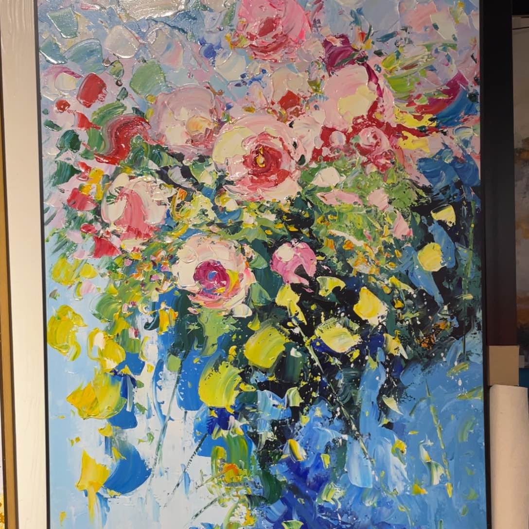 油画70/110油画带框欣赏