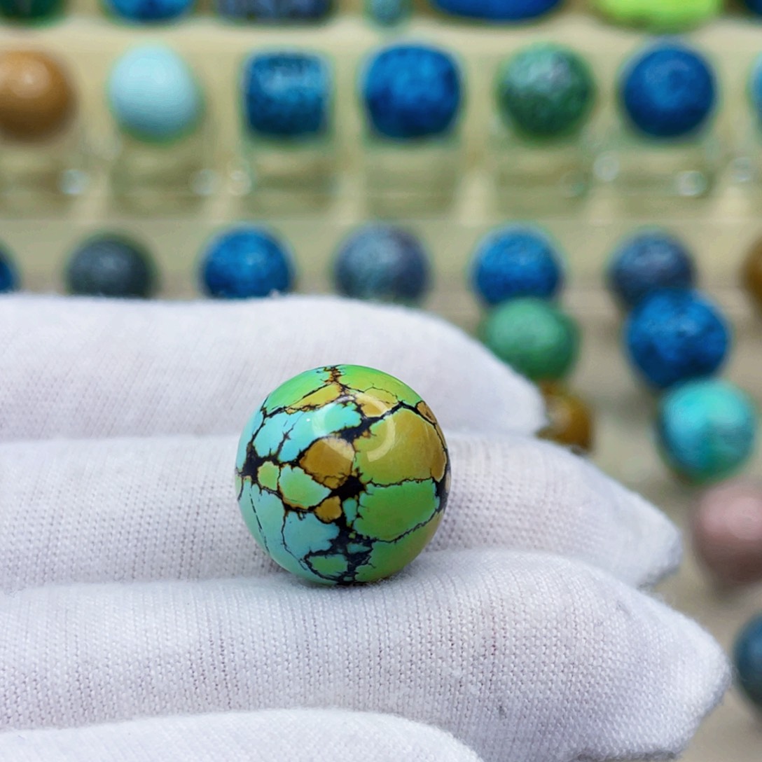 未镶嵌绿松石颈饰尺寸卡15.5