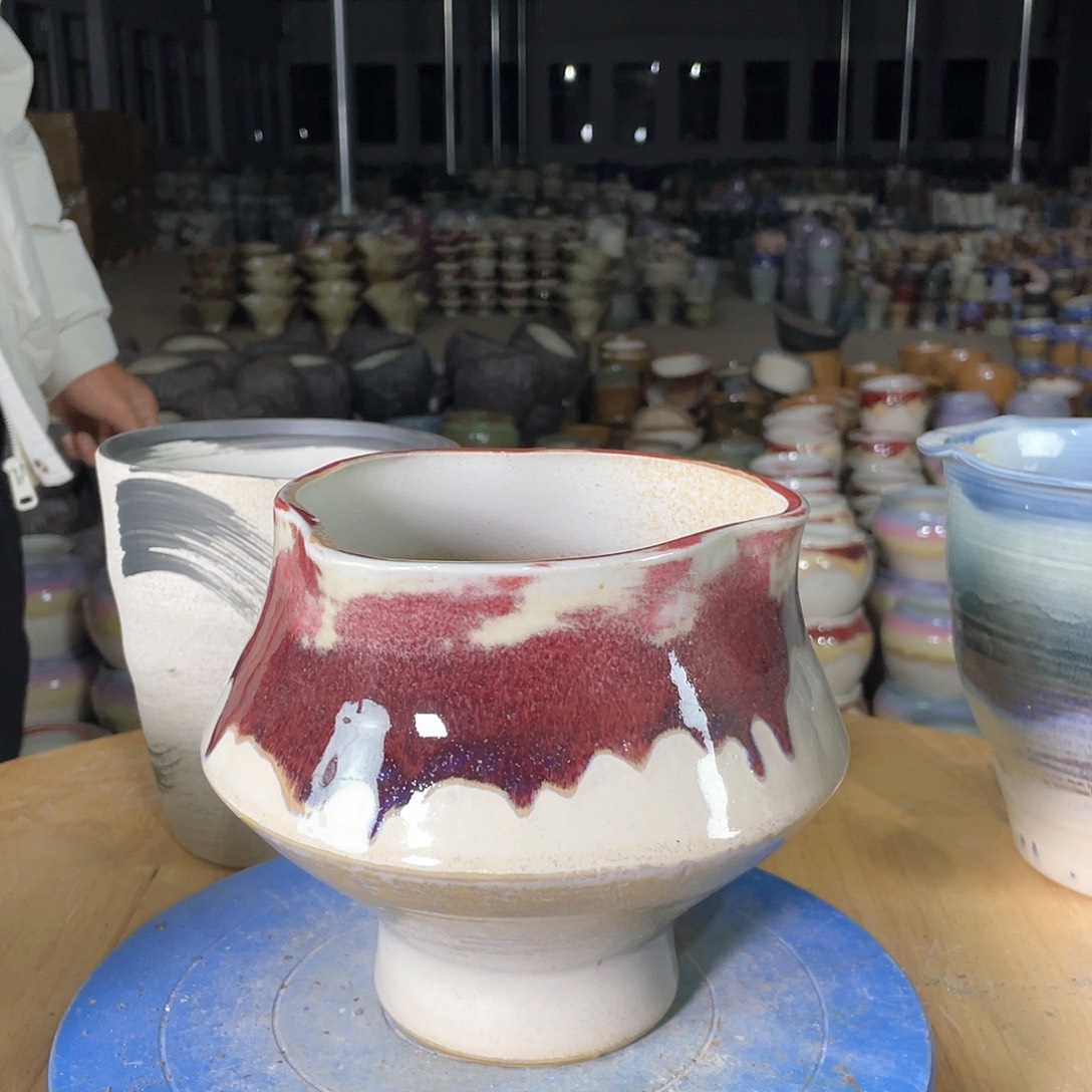 景德镇陶瓷花盆口14高16