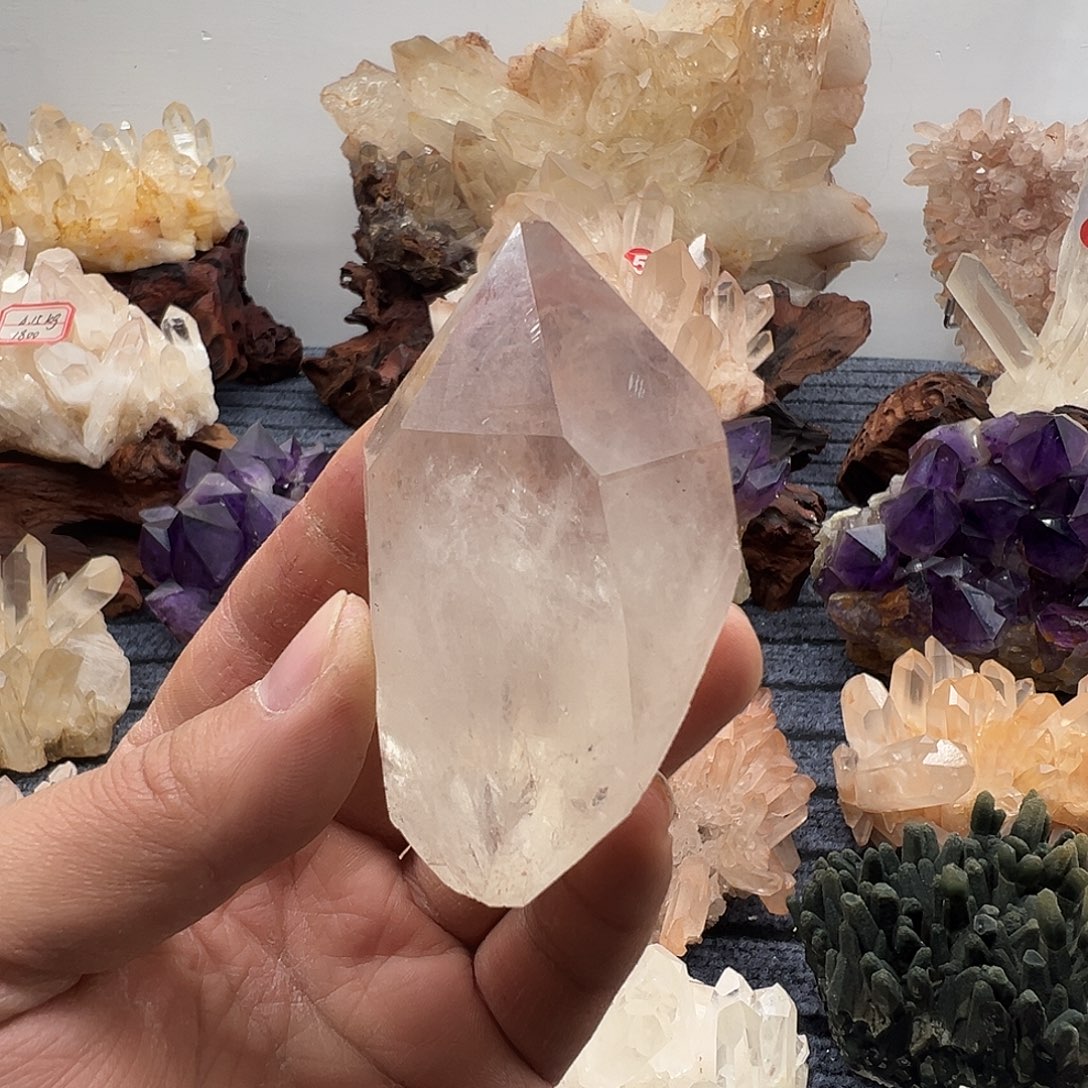 银S925镶嵌珠宝半成品水晶