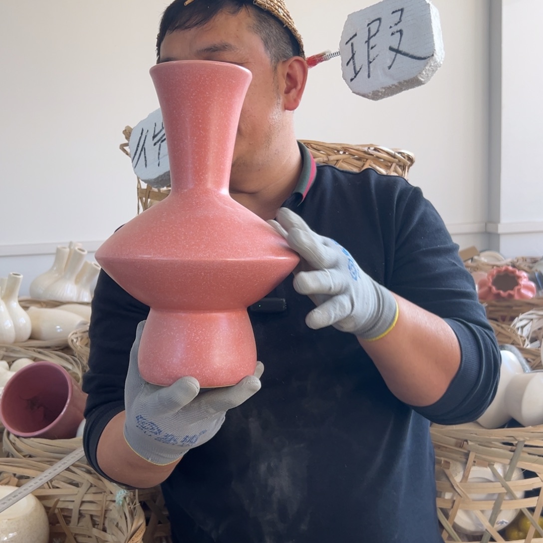 摆件80 号高中低温陶瓷工艺瓶（部分微瑕）