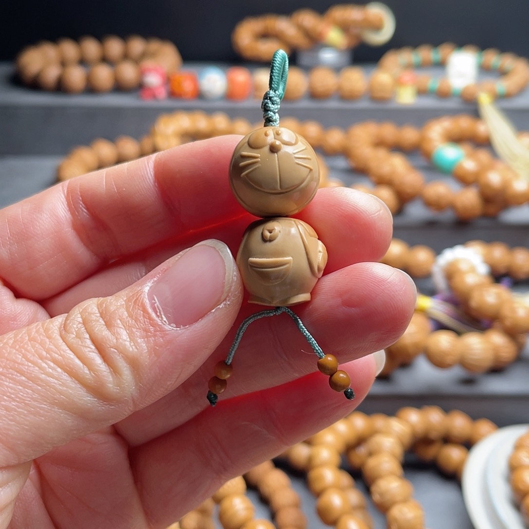 猴头核桃吊坠哆啦提溜