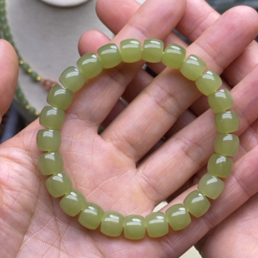 【闪购商品】未镶嵌手链和田玉虞*吖