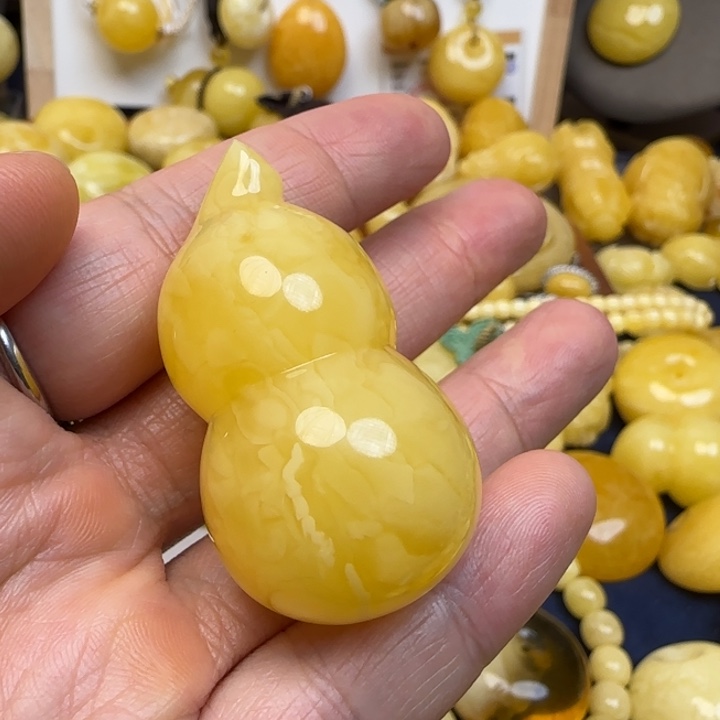 蜜蜡未镶嵌颈饰天然蜜蜡