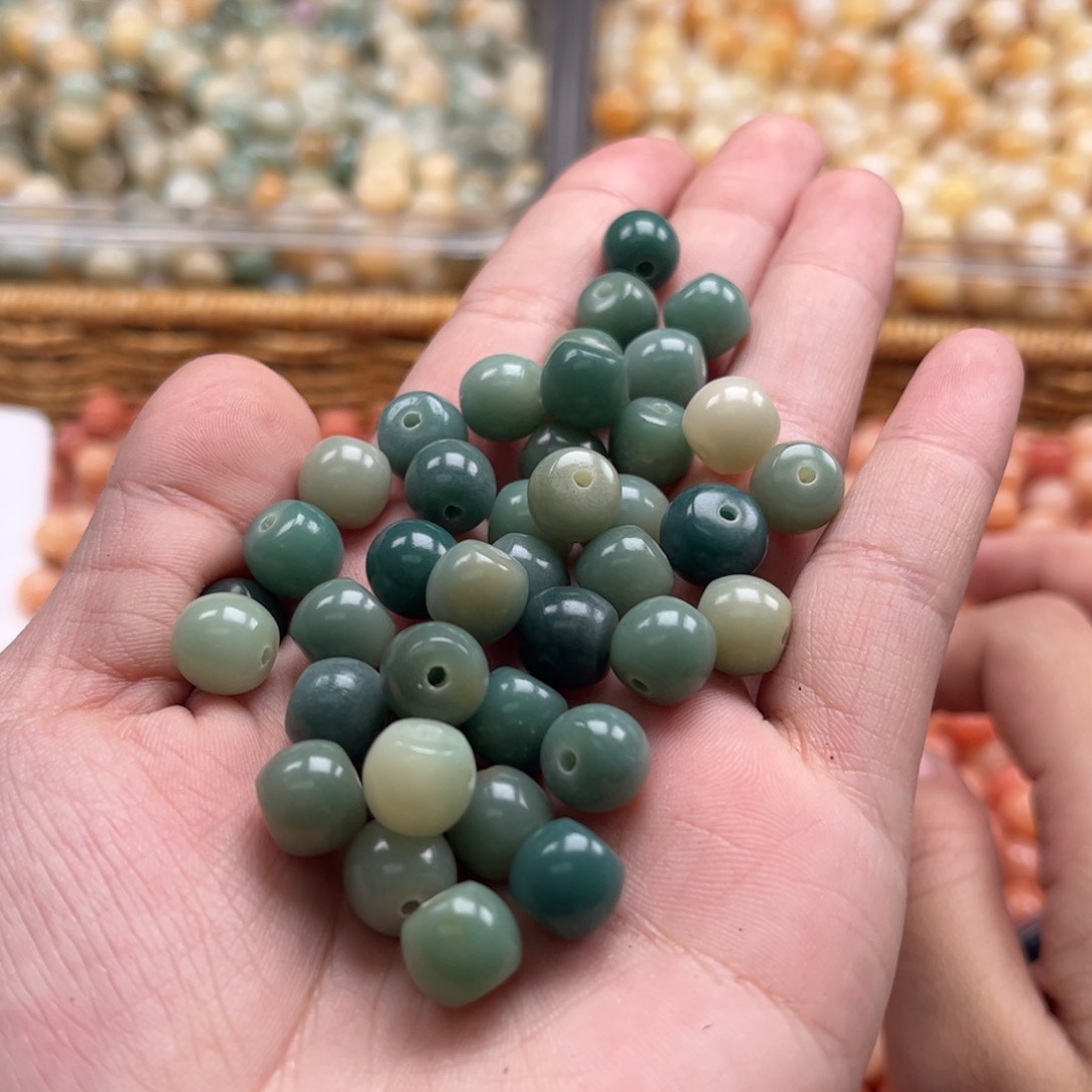 【闪购商品】白玉菩提吊坠z9 100+50酒桶