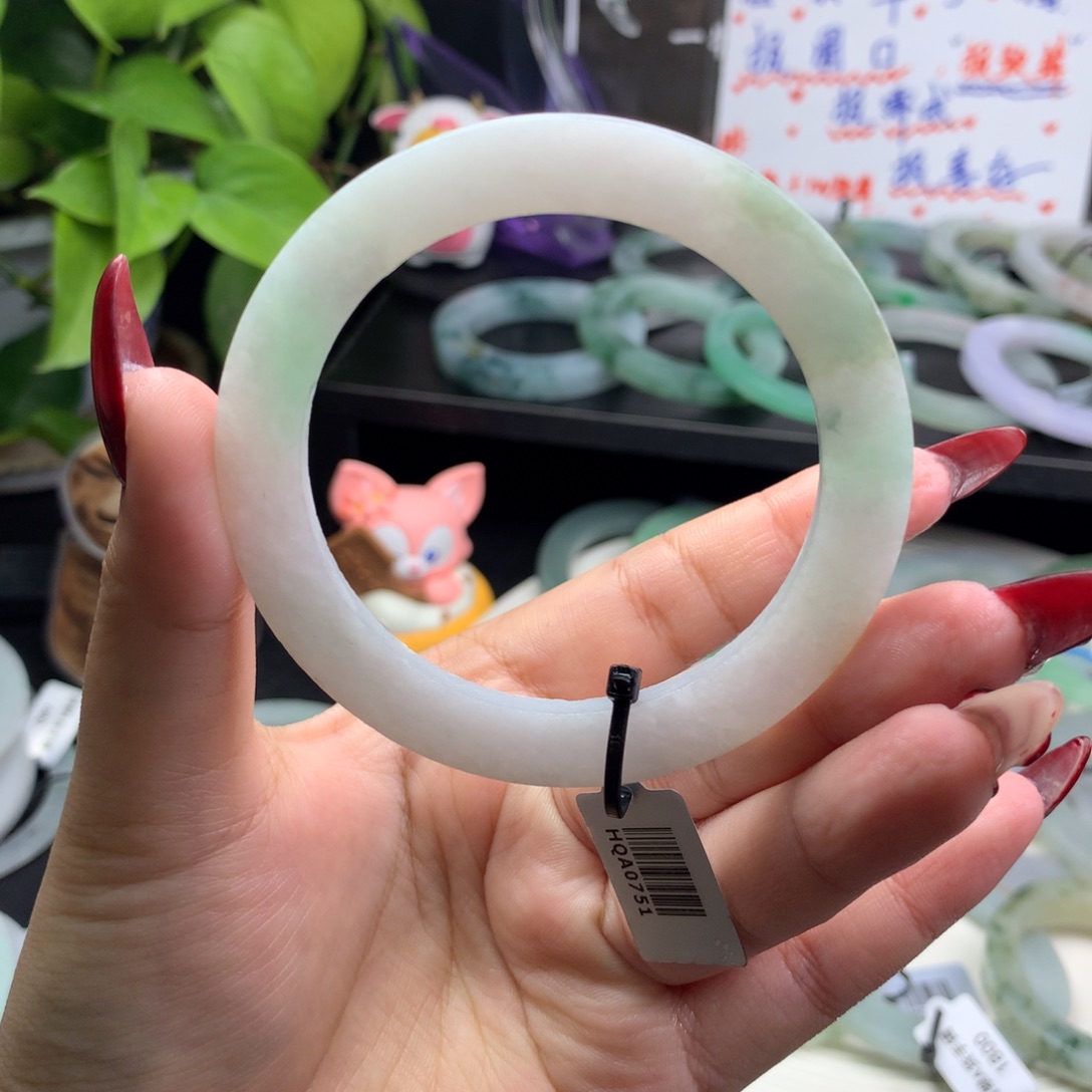定制翡翠叮当镯未镶嵌55/61