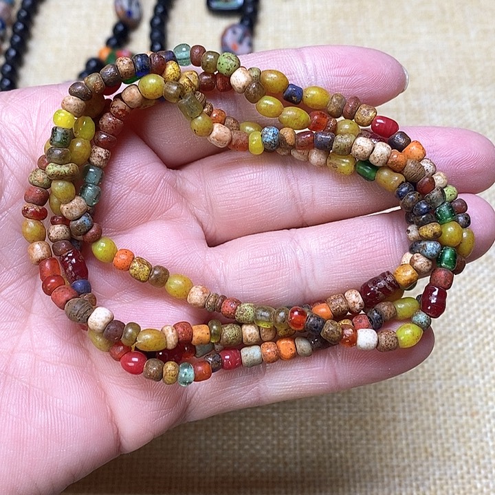 琉璃颈饰福利老米链041