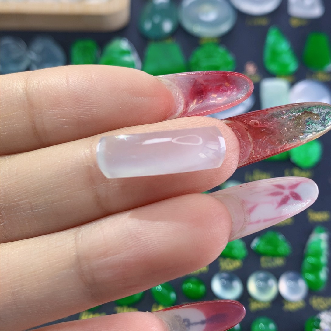 翡翠颈饰未镶嵌纯天然缅甸翡翠A货