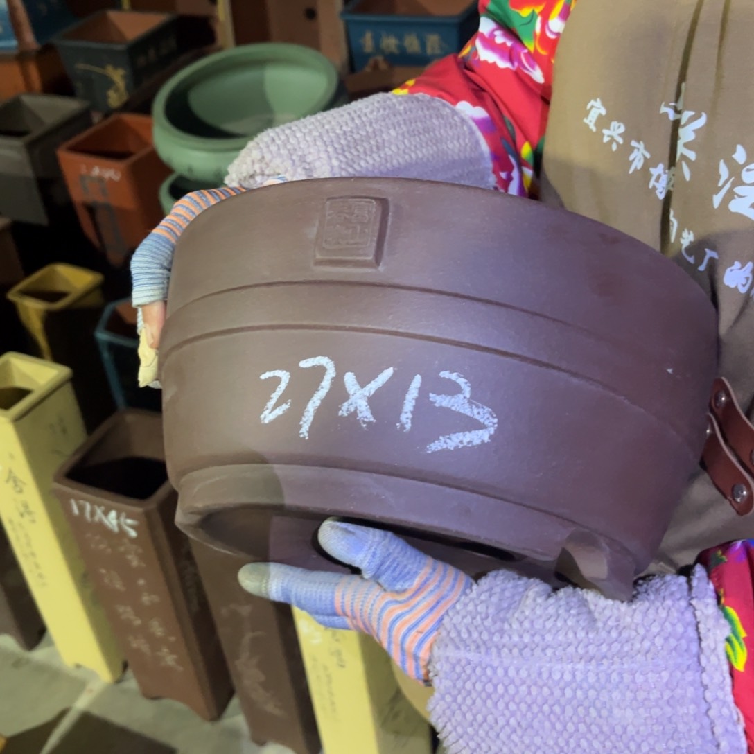 紫砂花盆盆景艺术