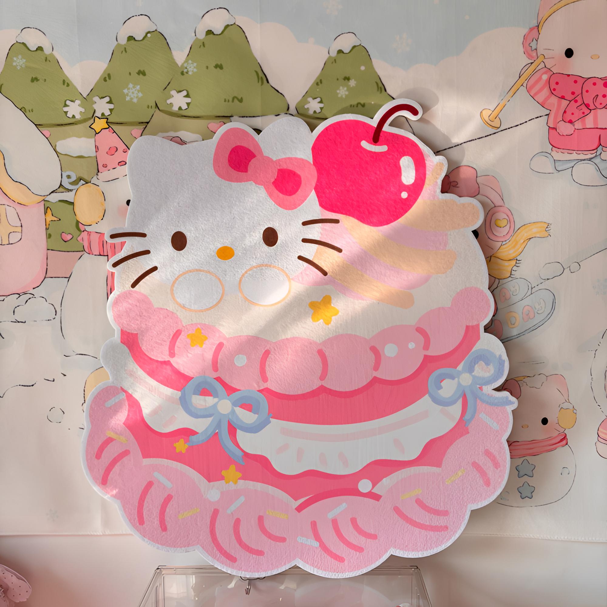 小七杂货屋新款kt猫毛毡板