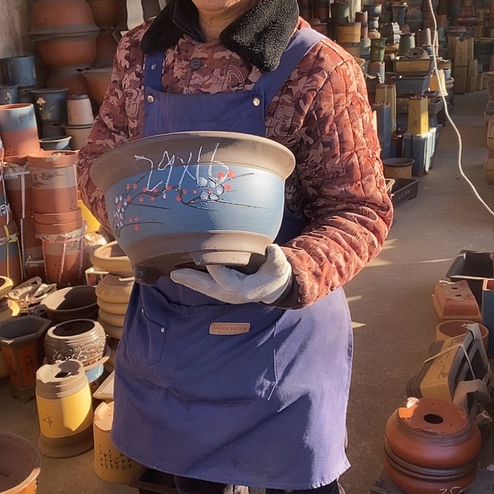 紫砂花盆紫砂花盆