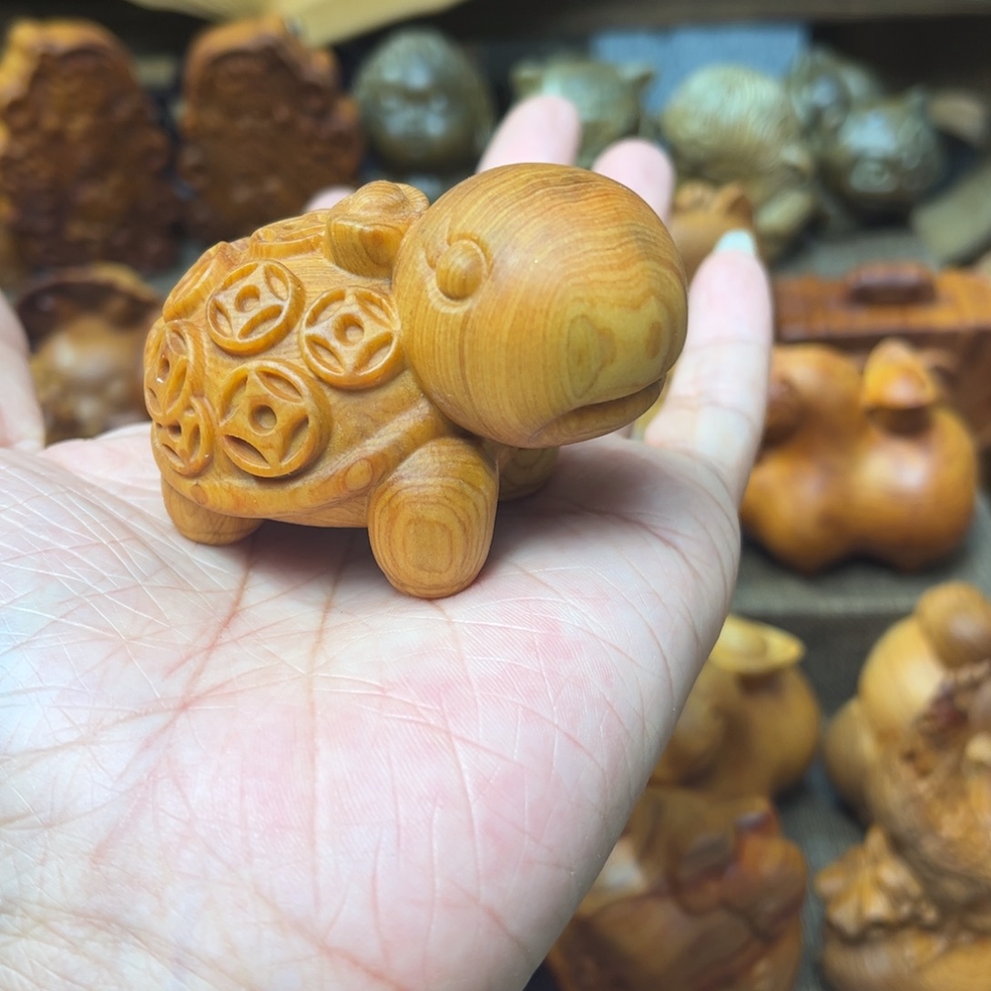 鸽****柏木把件崖柏手把件