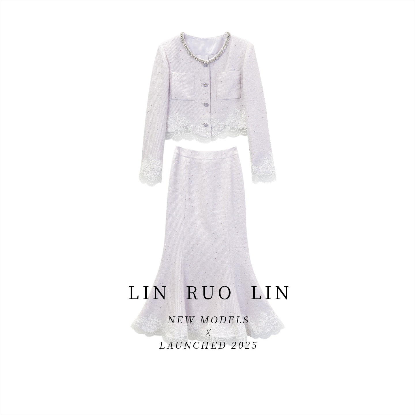 LRL【花漾漫语】原创设计法式纯欲小香风套装RL0074-RL0075