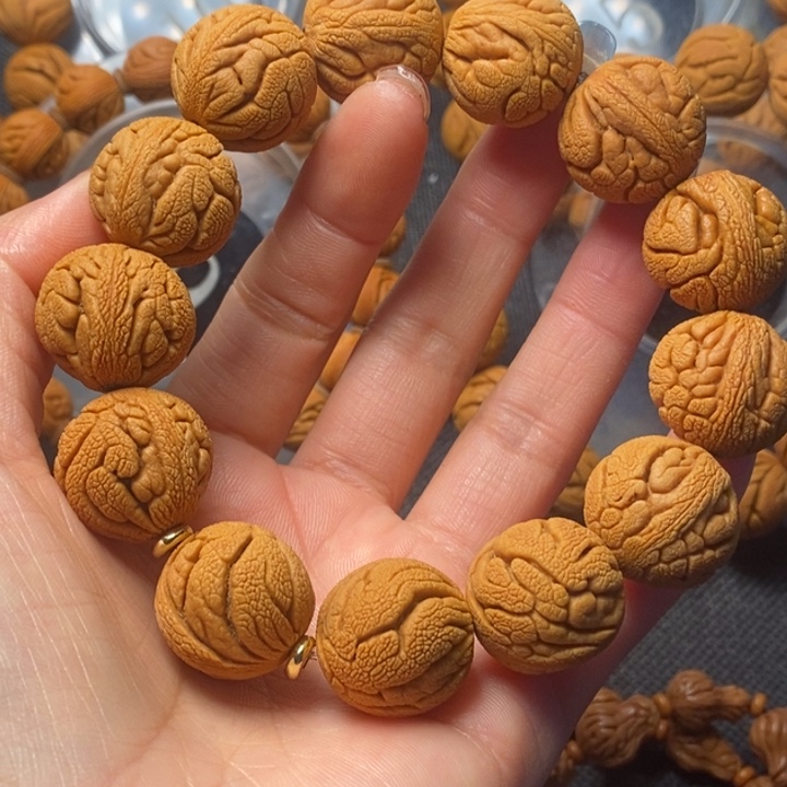 吊坠桃核秦岭龙纹桃核