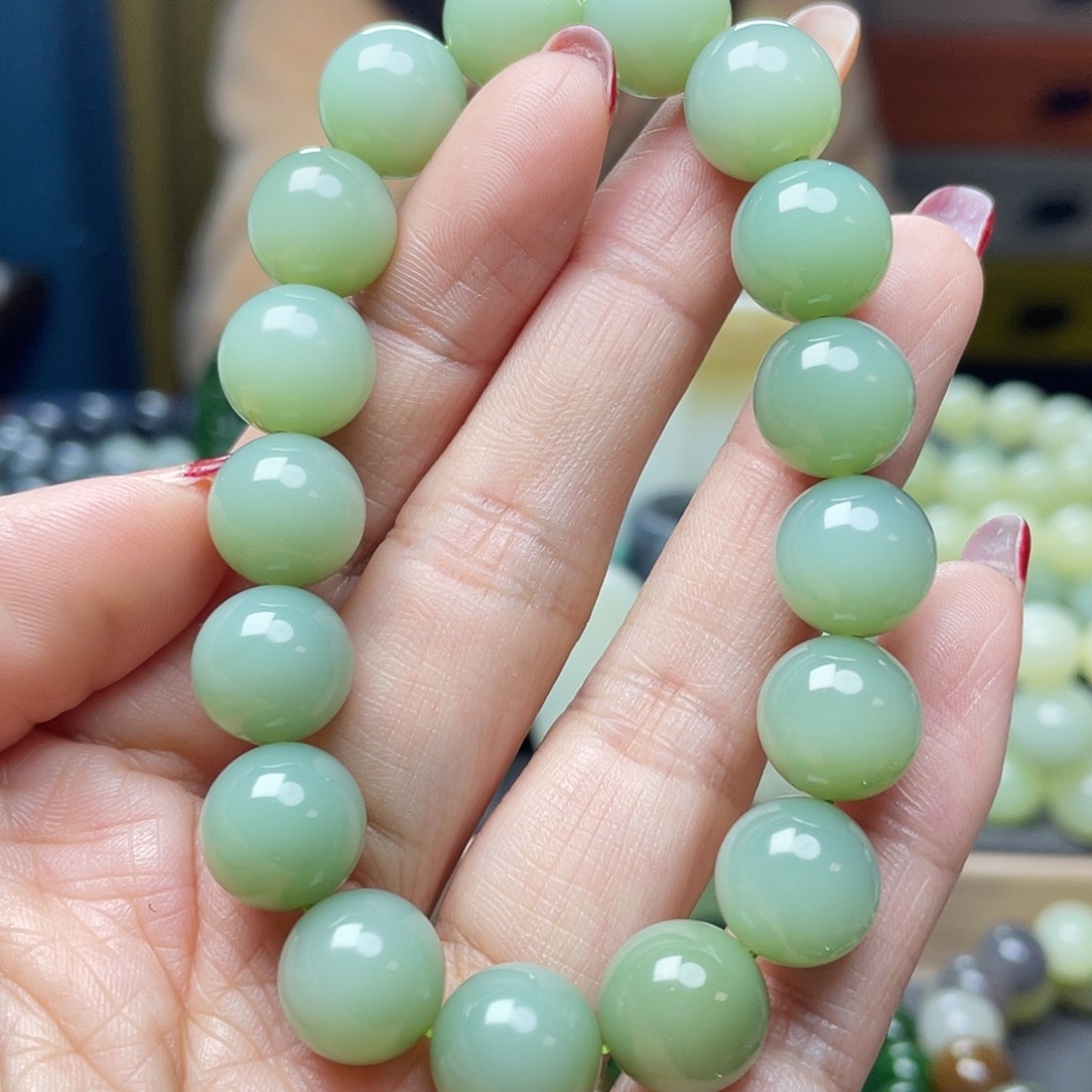 和田玉手链未镶嵌