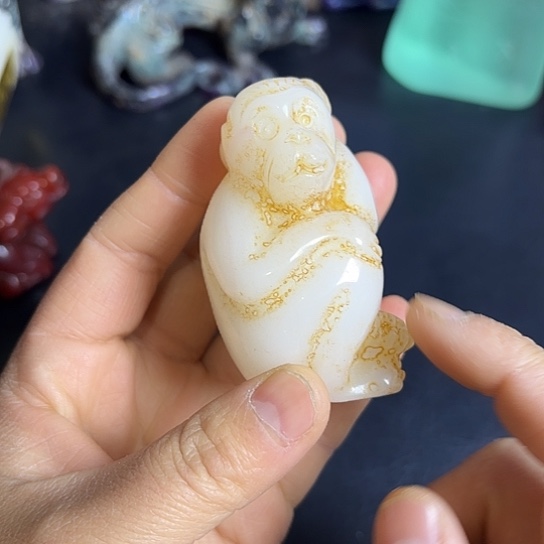 白玉菩提把件一个一个