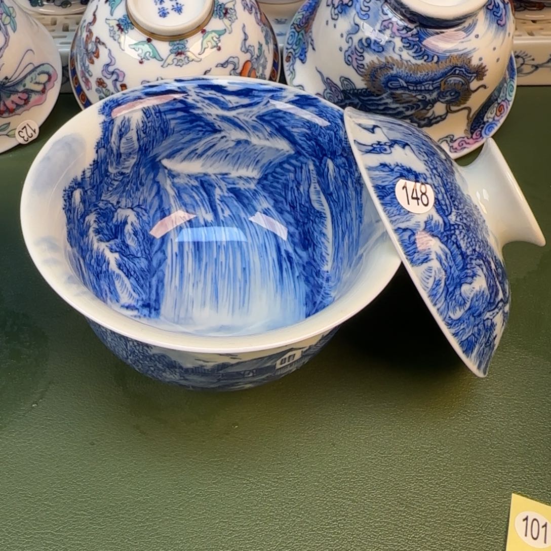 彦祖纯手工手绘茶具148