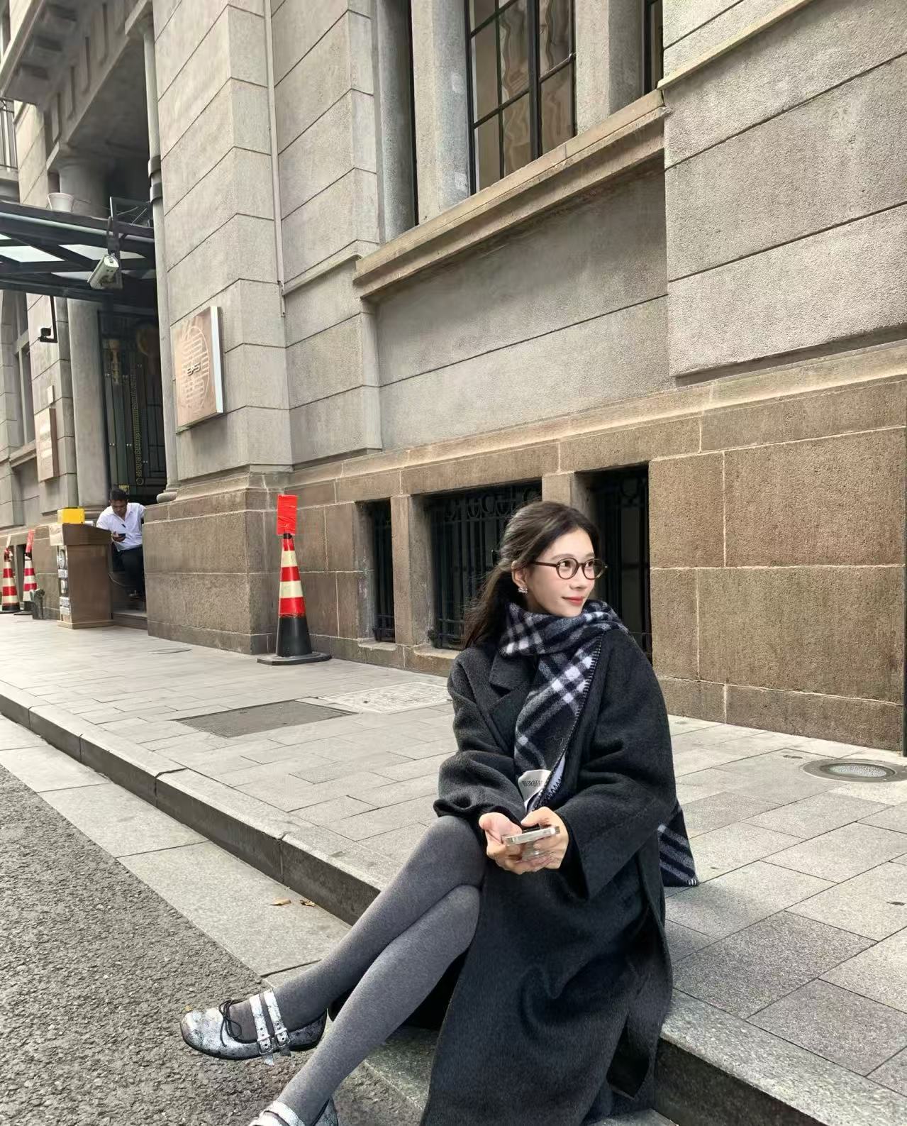 子怡专属（881-890）新款秋冬女气质百搭双面羊毛大衣