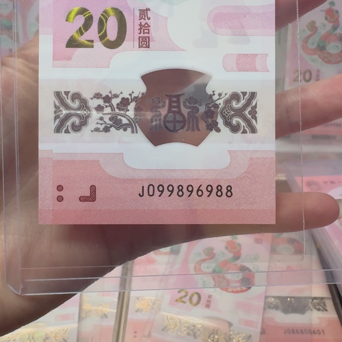 塑料蛇钞J099896988不支持七天无理由