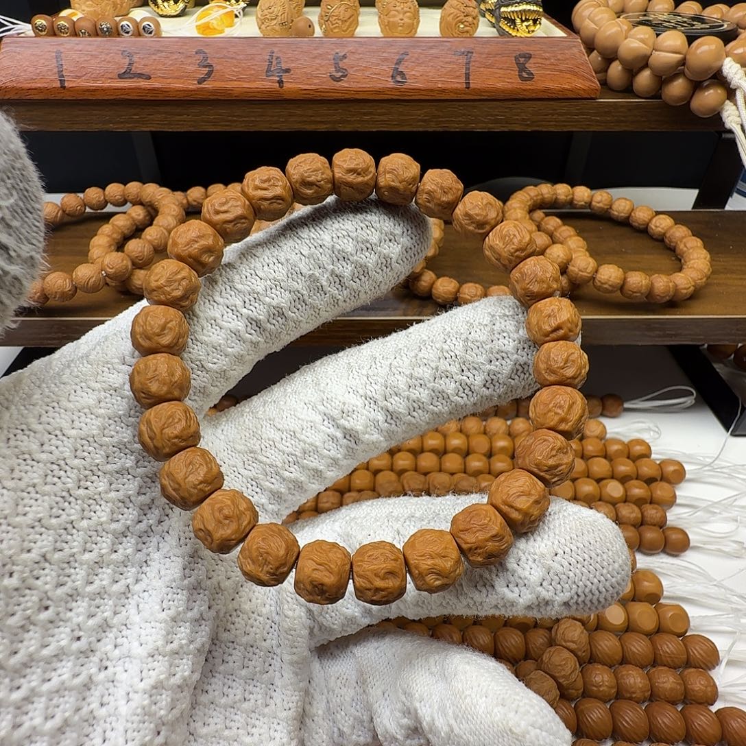 天****猴头核桃手串精工全品猴头