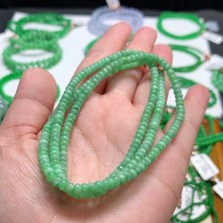 翡翠未镶嵌手链翡翠